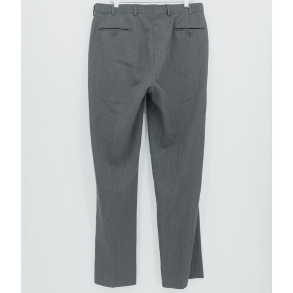 Brooks Brothers Pants Mens 36X34 Gray Madison Wool Dress Business Office - Picture 2 of 12